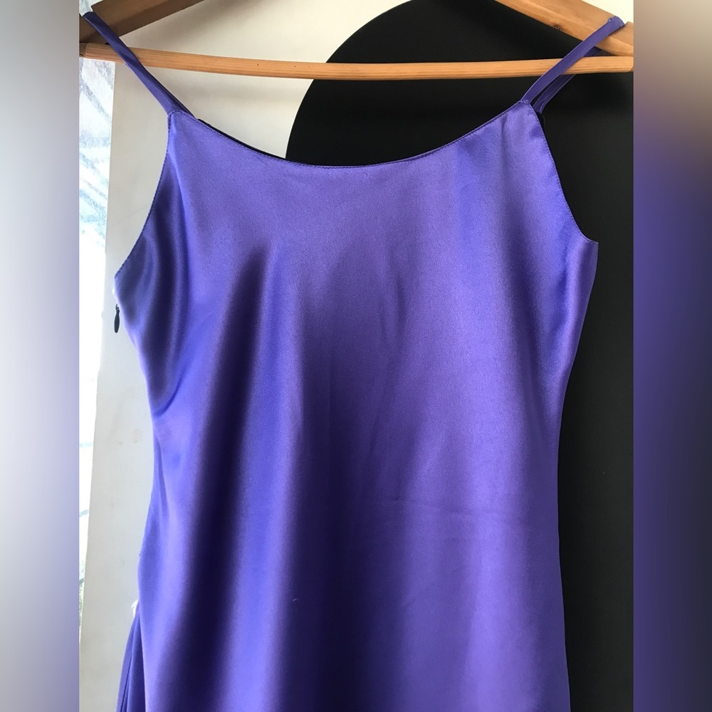 Silk SATIN LONG SLIP DRESS - Picture 7 of 13